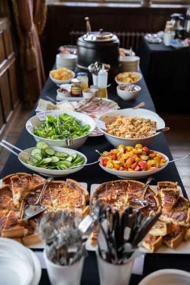 Community lunch at Yarnton manor on Friday.