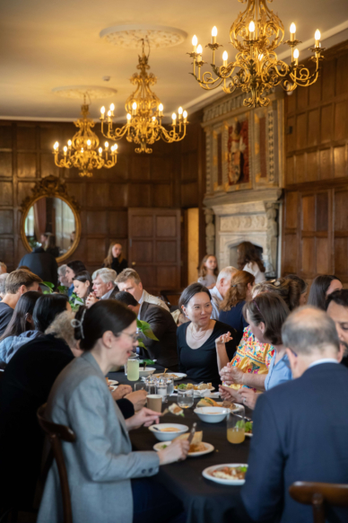 Community lunch on Fridays at Yarnton Manor.
