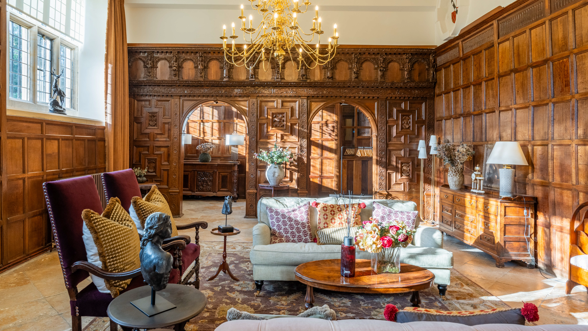 Reception in Yarnton Manor.